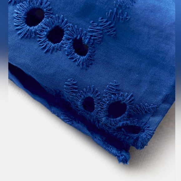 ZARA ZW COLLECTION EMBROIDERED POPLIN SHIRT - Picture 11 of 11